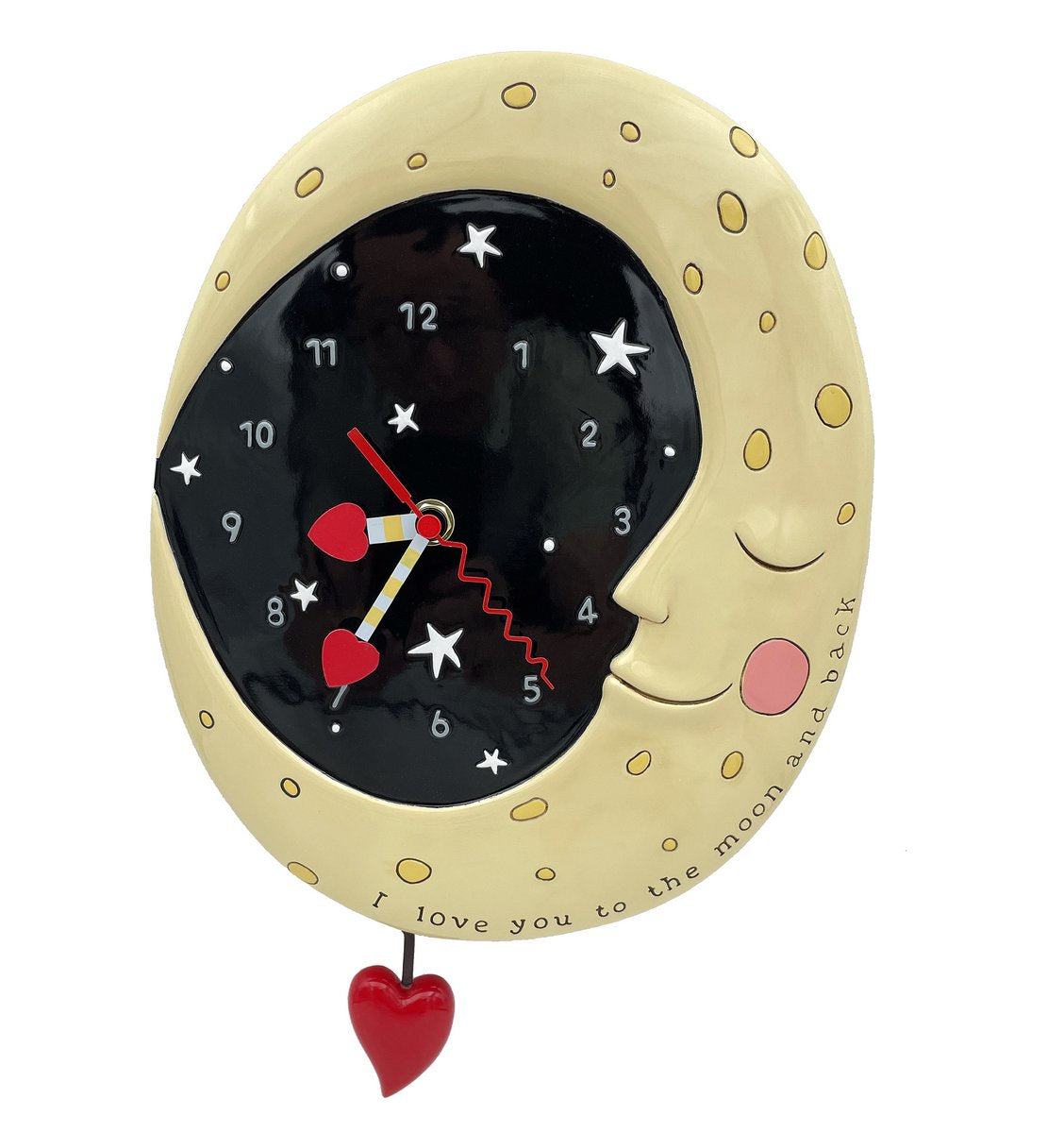 I Love You to the Moon Clock