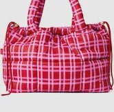 Raspberry Crush Marshmallow Midi Tote