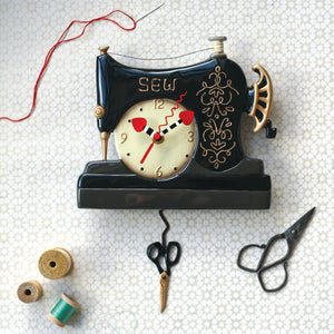 Vintage Stitch Clock