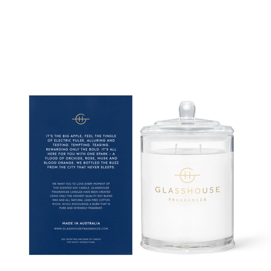 380g Candle - I'LL TAKE MANHATTAN By Glasshouse
