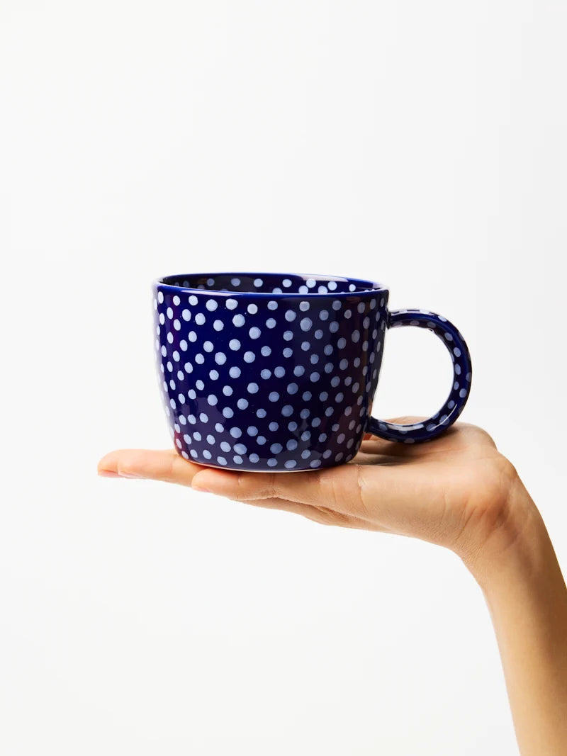 Chino Mug Navy Sprinkle - Jones & Co