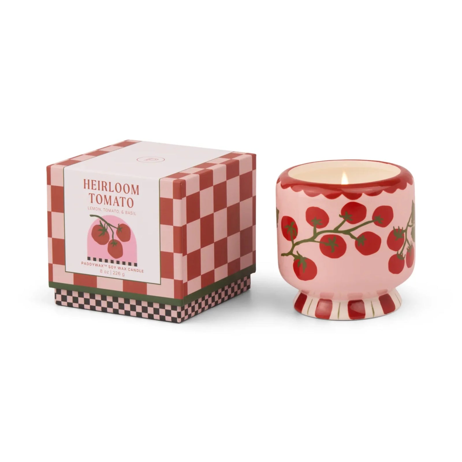 A Dopo 8oz/226g Tomato Vine Ceramic Candle - Heirloom