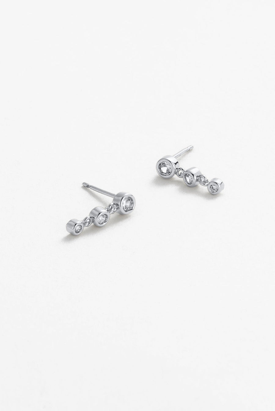 Zafino - Abby Earring (Silver/ clear)