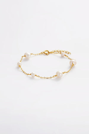 Zafino - Luna Pearl Bracelet (Gold)
