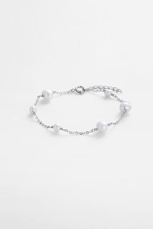 Zafino - Luna Pearl Bracelet (Silver)