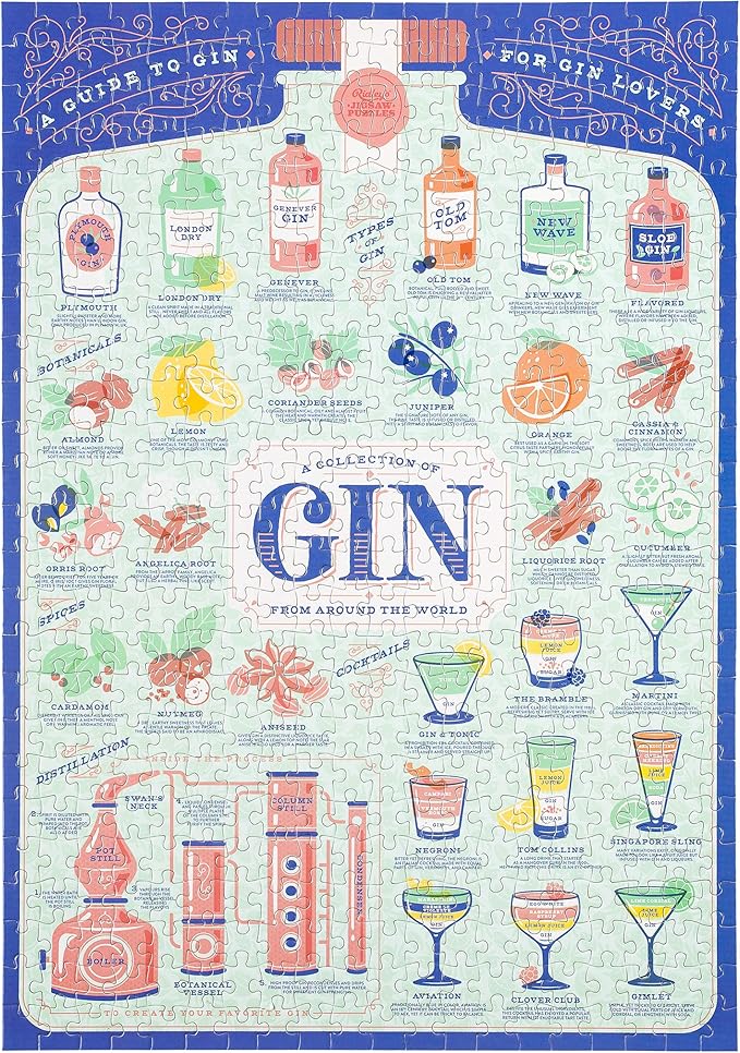 Ridleys - Gin Lover's 500 piece Jigsaw Puzzle