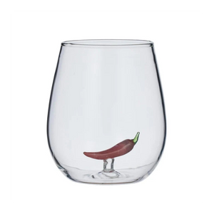 Chilli Glass Tumbler