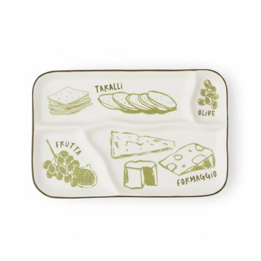 Deli Ceramic Divided Platter