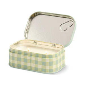 PaddyWax - Bistro 4.5oz Printed Tin Macaron (Pink Pistachio)