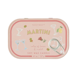 PaddyWax - Bistro 4.5oz Printed Tin (Martini)