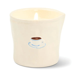 Bistro 8oz Ceramic w/ Embossed Cappuccino & Printed Box - Cappuccino
