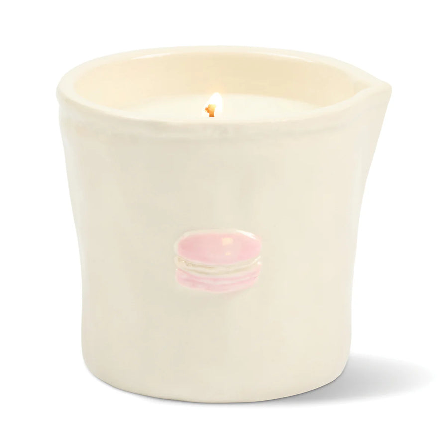 PaddyWax - Bistro 8oz Ceramic w/ Embossed Macaron & Printed Box (Macaron)