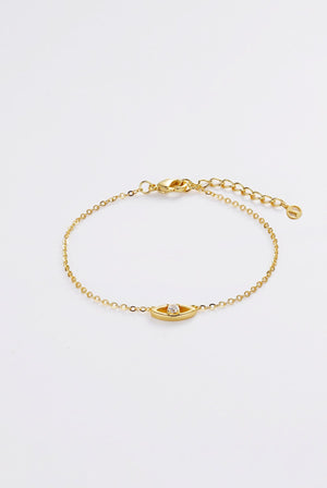 gold evil eye bracelet