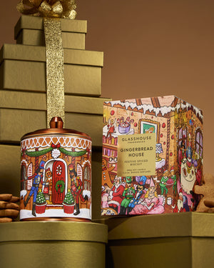 Glasshouse Fragrances 380 Candle - Christmas Gingerbread House