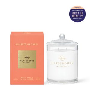 Sunsets in Capri 380g Candle - Glasshouse