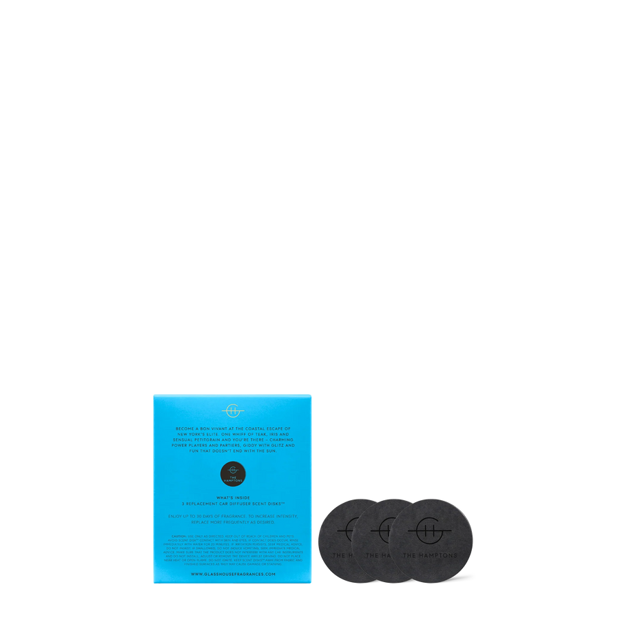 GF 3 Replacement Scent Disks for Car Diffuser - THE HAMPTONS