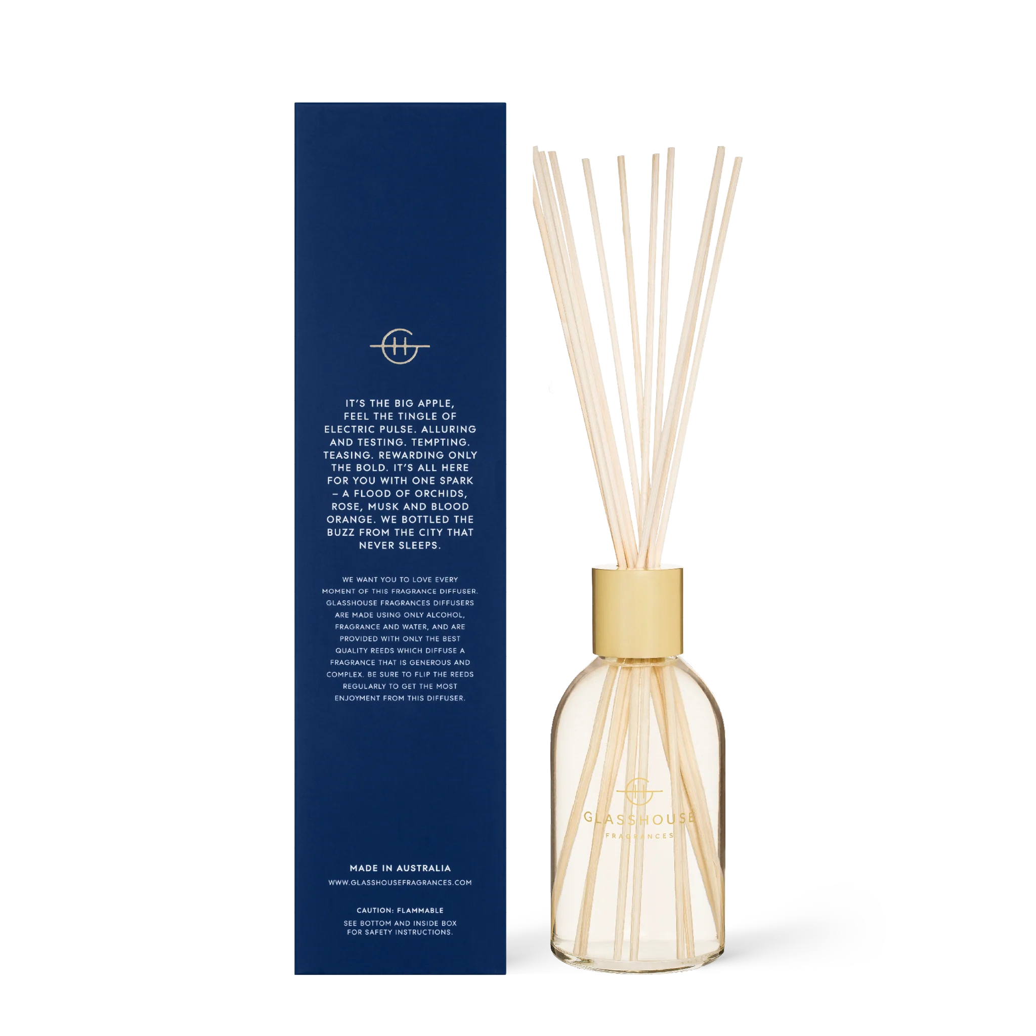 Glasshouse Fragrances - 250ml Diffuser I'LL TAKE MANHATTAN