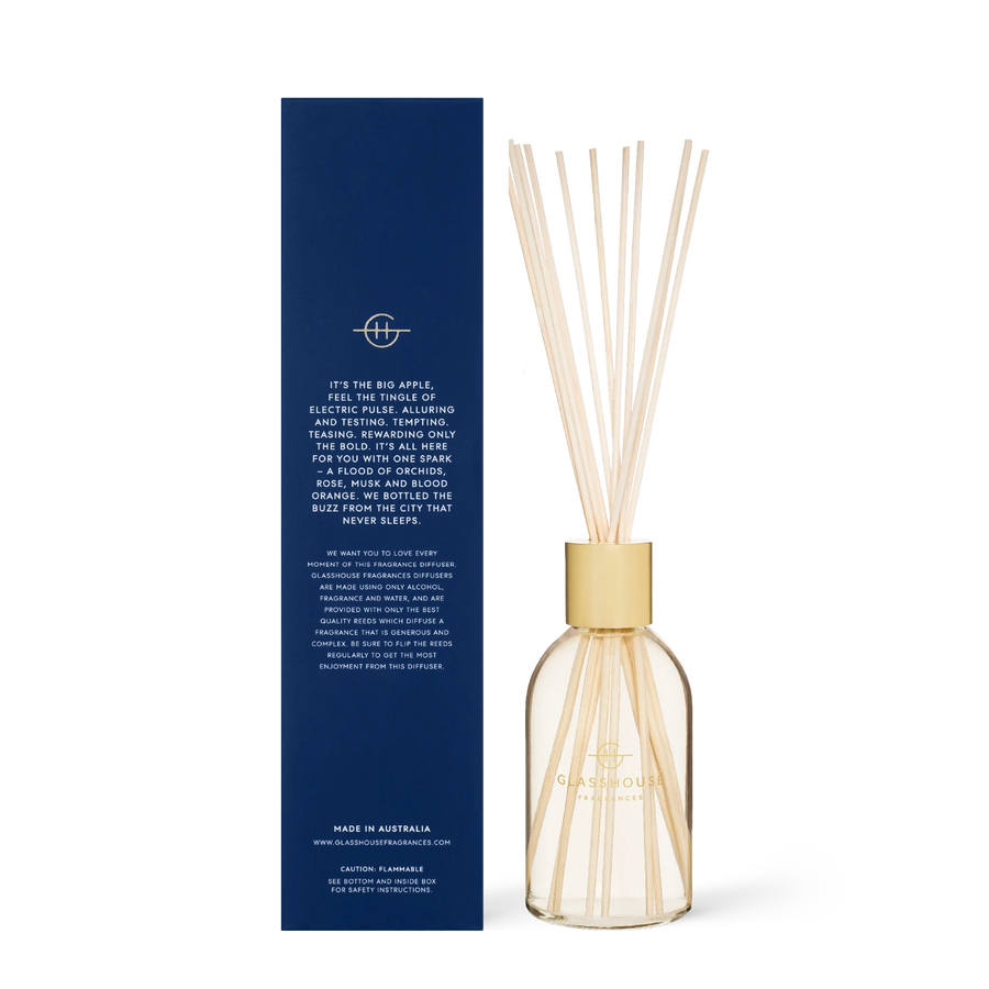 Glasshouse Fragrances - 250ml Diffuser I'LL TAKE MANHATTAN
