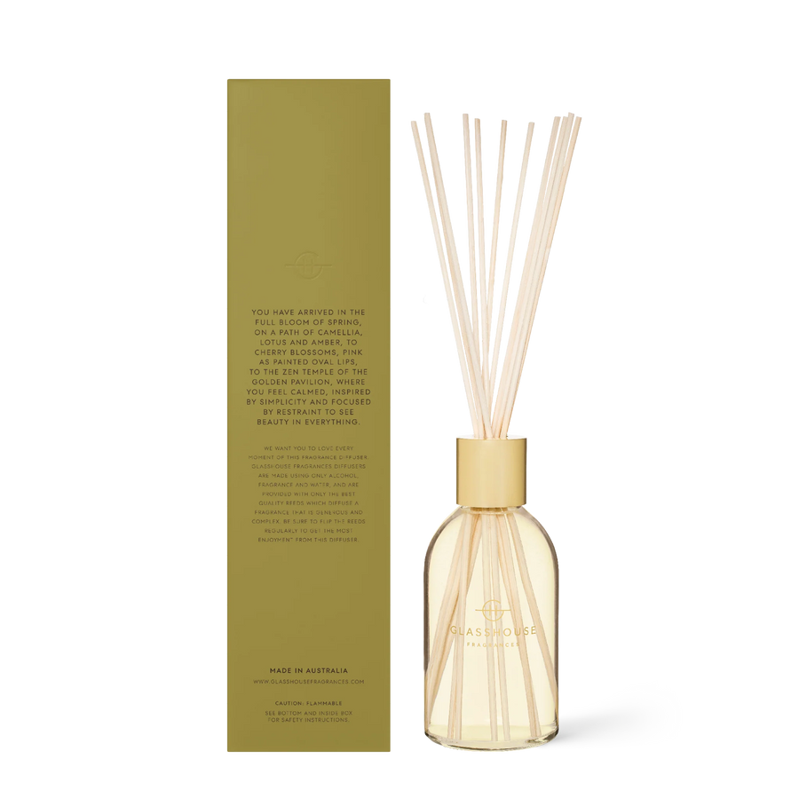 Glasshouse Fragrances 250ml Diffuser - KYOTO IN BLOOM