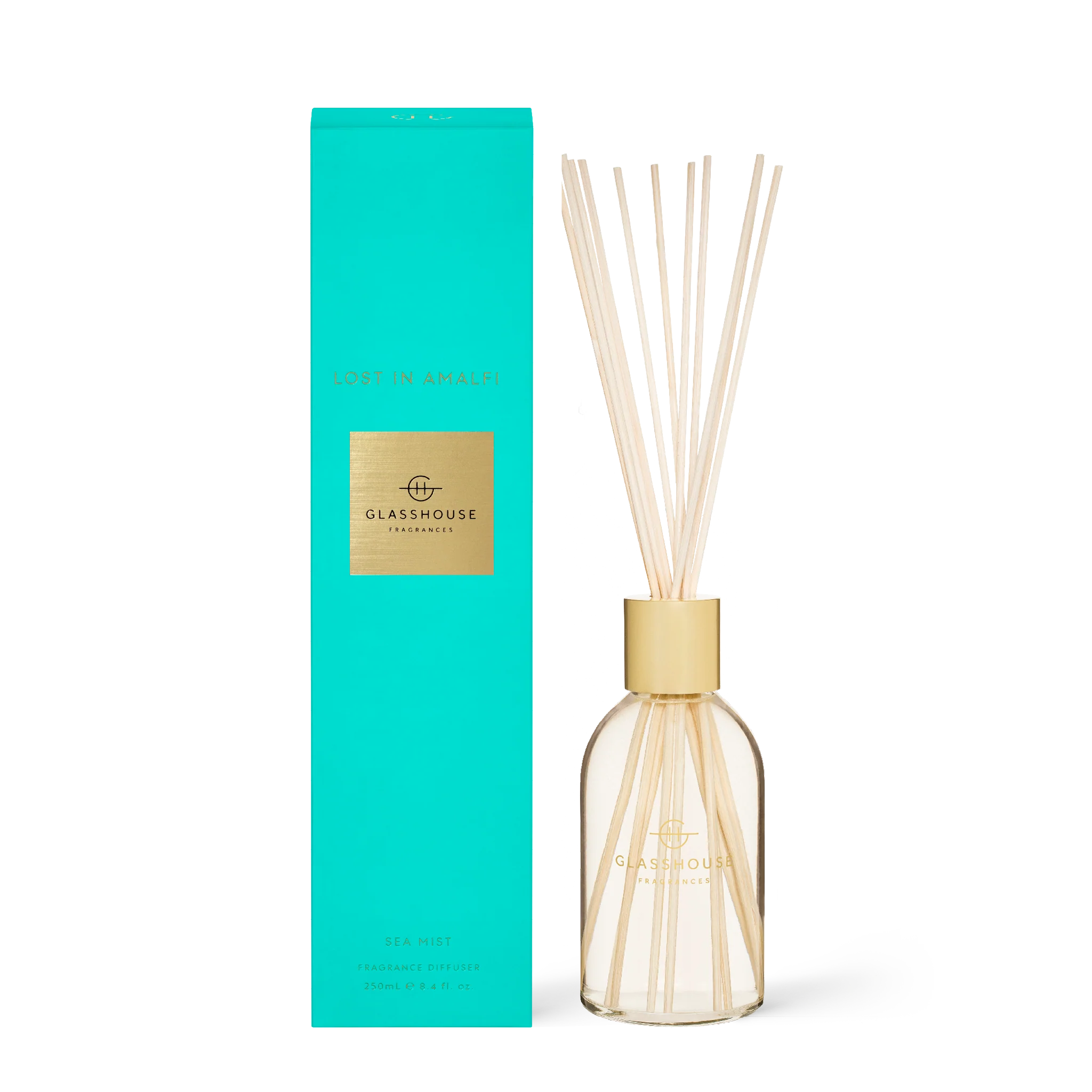 Glasshouse Fragrances 250ml Diffuser - LOST IN AMALFI