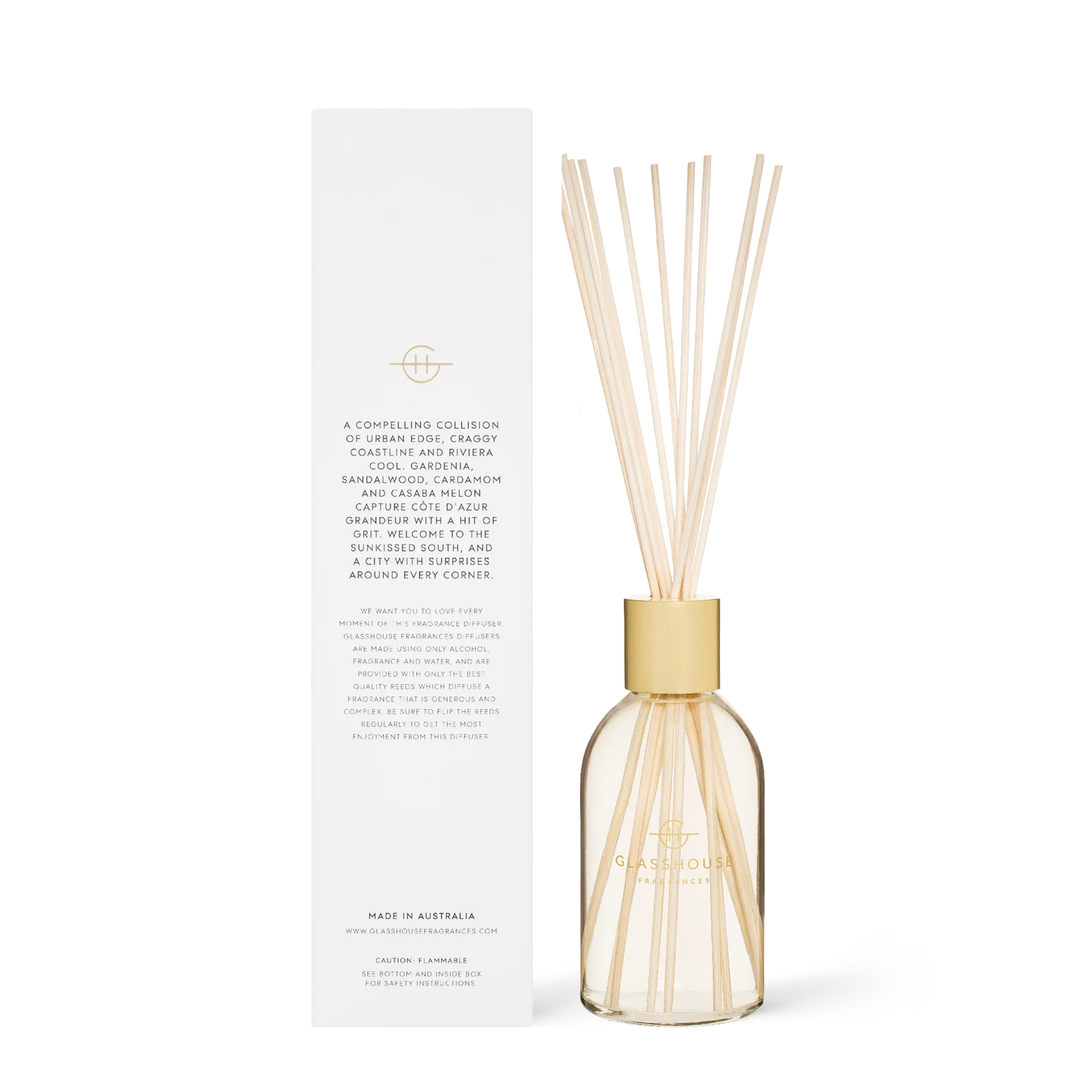 Glasshouse Fragrances - 250ml Diffuser MARSEILLE MEMOIR
