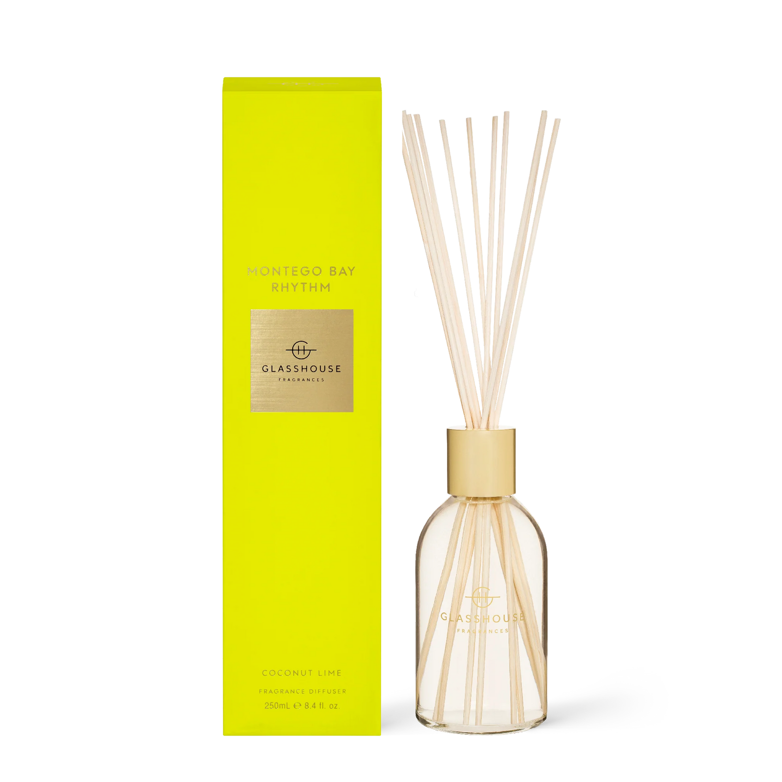Glasshouse Fragrances 250ml Diffuser - MONTEGO BAY RHYTHM