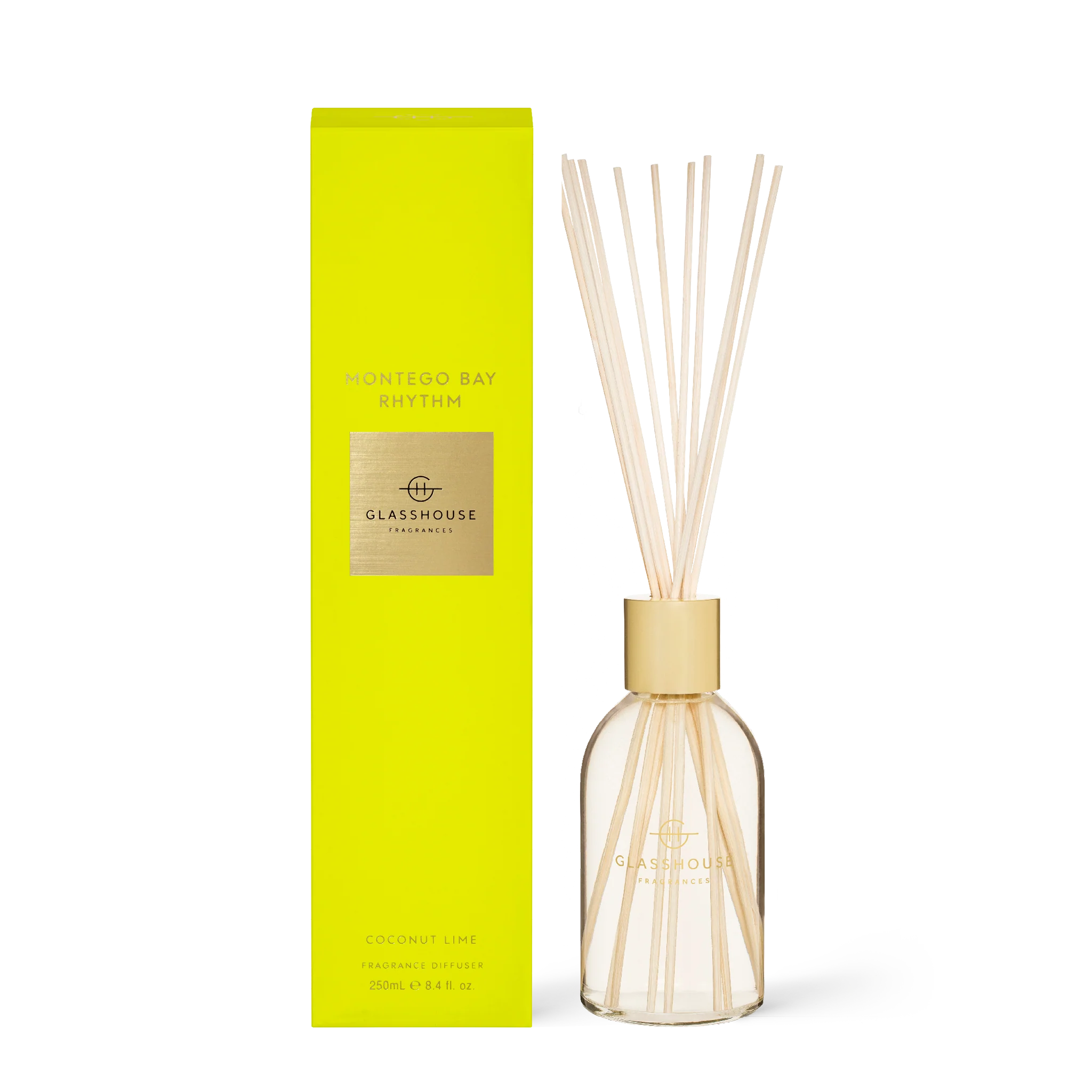 Glasshouse Fragrances 250ml Diffuser - MONTEGO BAY RHYTHM