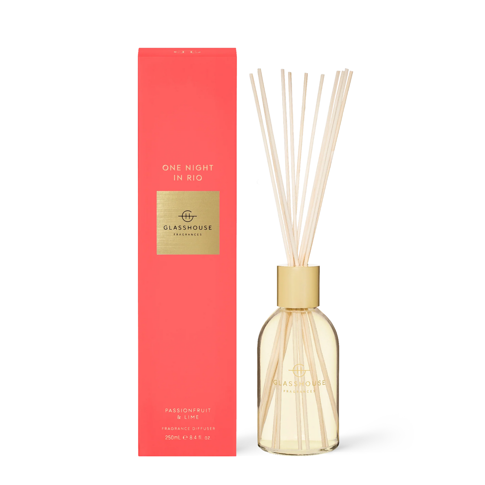 Glasshouse Fragrances - 250ml Diffuser ONE NIGHT IN RIO