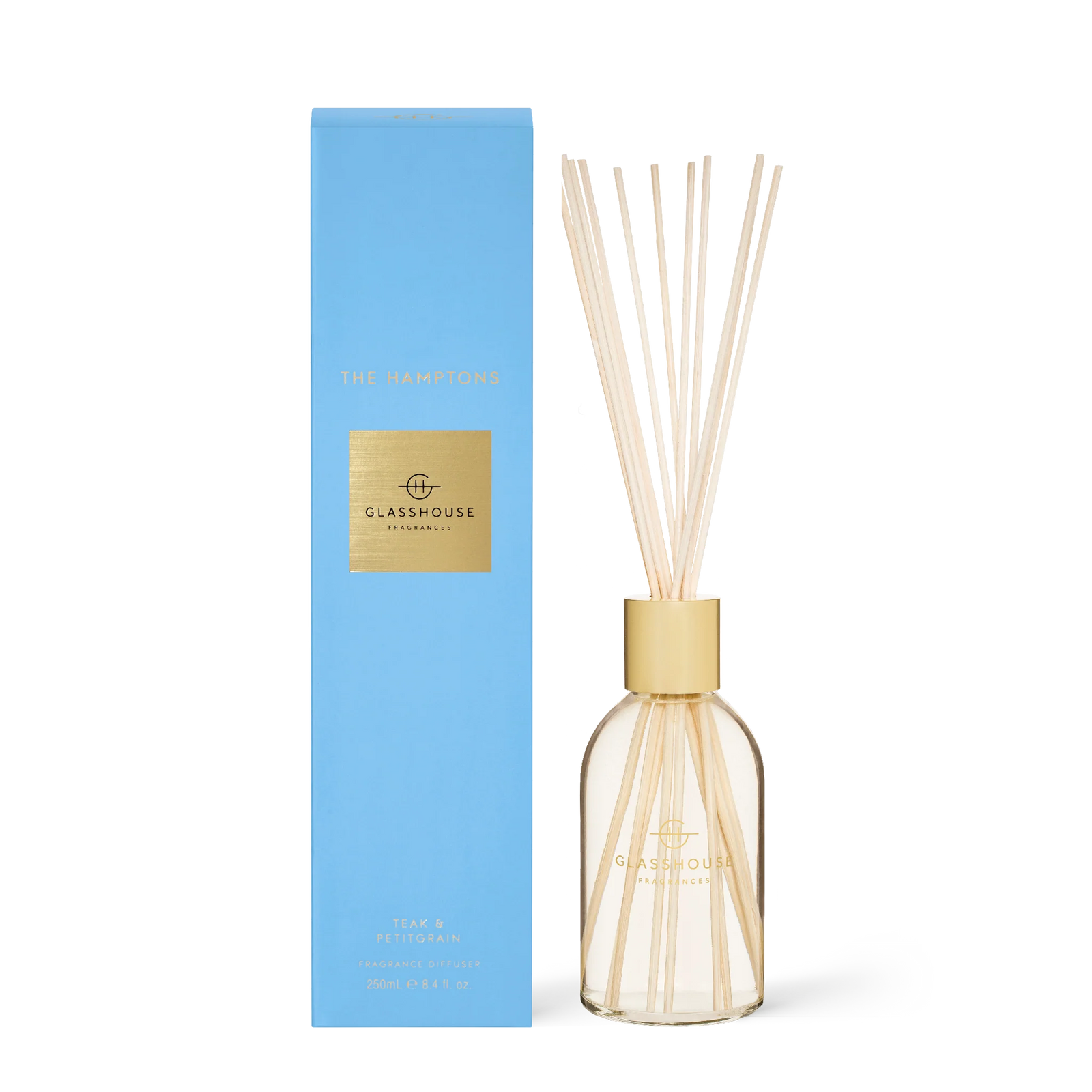 Glasshouse Fragrances 250ml Diffuser - THE HAMPTONS