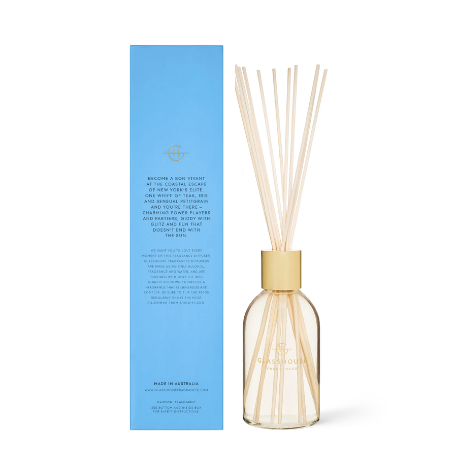 Glasshouse Fragrances 250ml Diffuser - THE HAMPTONS