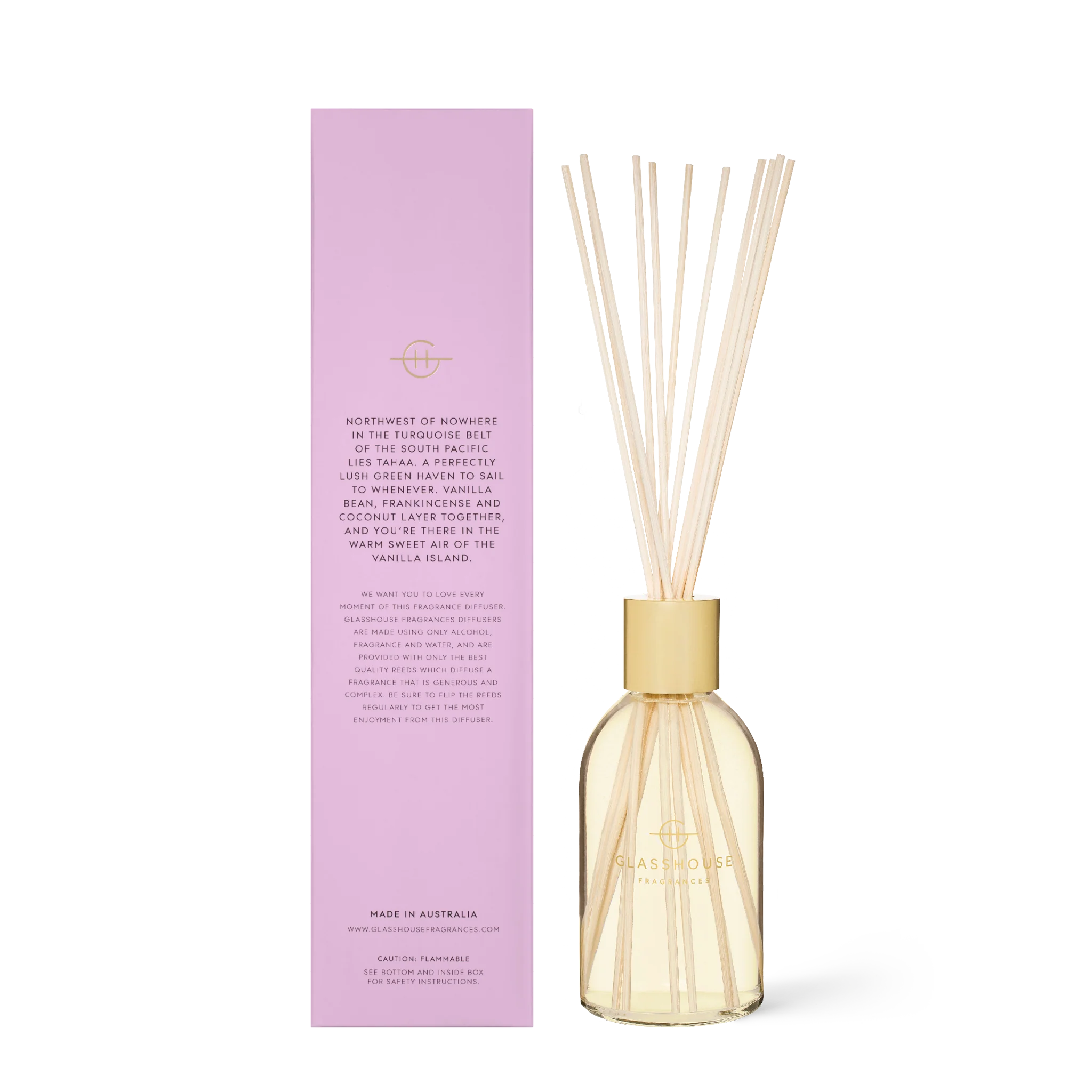 Glasshouse Fragrances 250ml Diffuser - A TAHAA AFFAIR