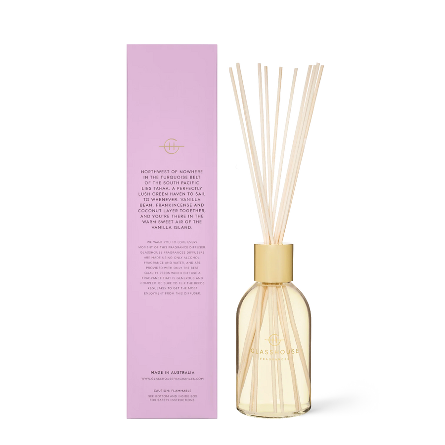 Glasshouse Fragrances 250ml Diffuser - A TAHAA AFFAIR