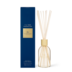 Glasshouse Fragrances - 250ml Diffuser I'LL TAKE MANHATTAN