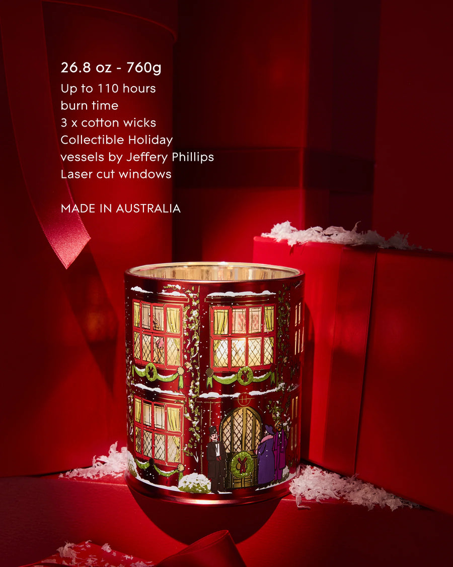 Glasshouse Fragrances 760g Candle Christmas - Night Before Christmas