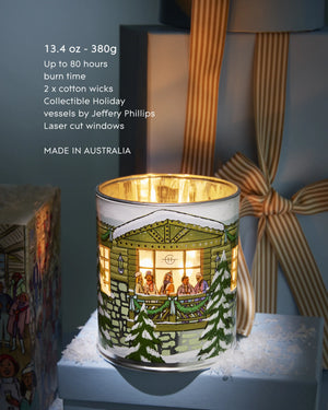 Glasshouse Fragrances 380 Candle - Christmas White Christmas