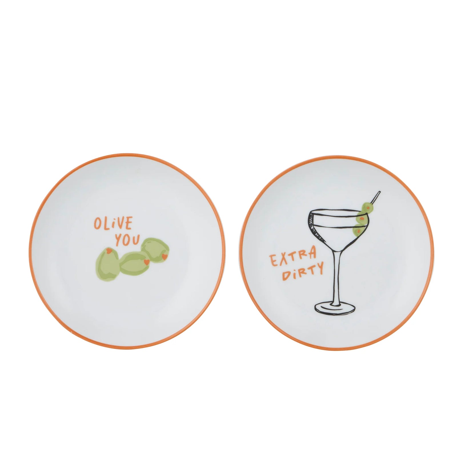 Saucy Ceramic Plates (2 to Choose from)