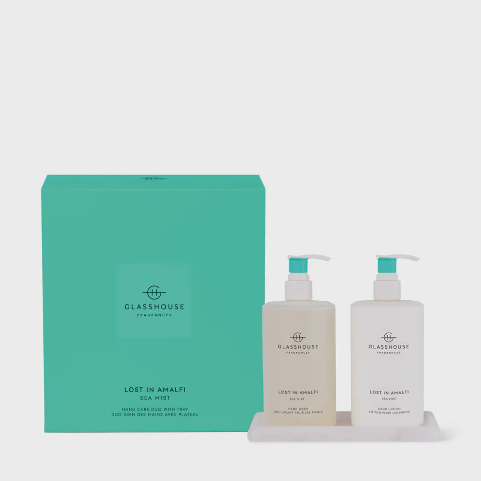 GF 450ml Hand Wash, Hand Lotion & Tray - LOST IN AMALFI