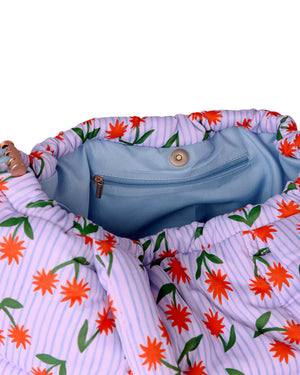 The somewhere co. - Sunburst Marshmallow Midi Tote