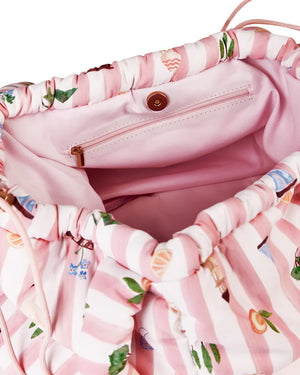 The somewhere co. - Boat Days Marshmallow Midi Tote