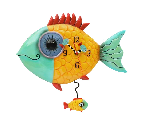 Allen Designs - Wide Eyed Fishy Clock