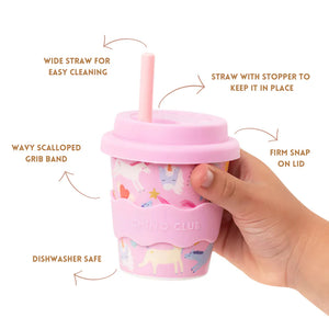 Chino Club - Pink Unicorn Babychino Cup (4oz)