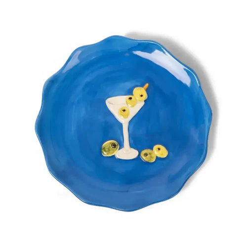 La La Land - Seaview Stoneware Cocktail Plate