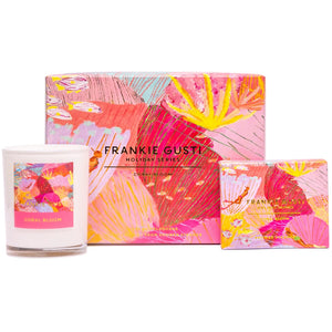 Frankie Gusti - HOLIDAY CANDLE + STEAMER DUO | CORAL BLOOM