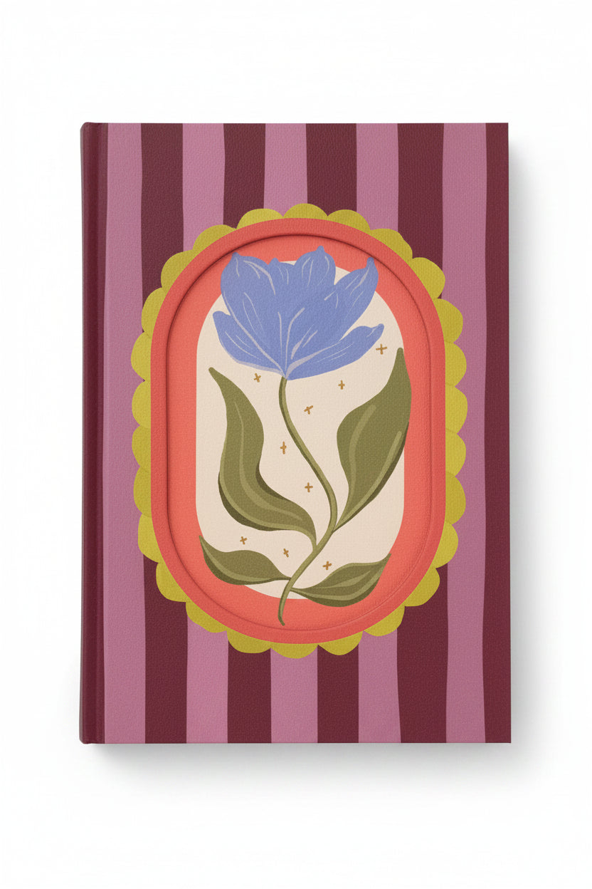 Framed Floral Notebook - Magnolia