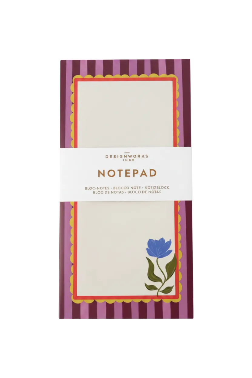 Floral List Notepad - Magnolia
