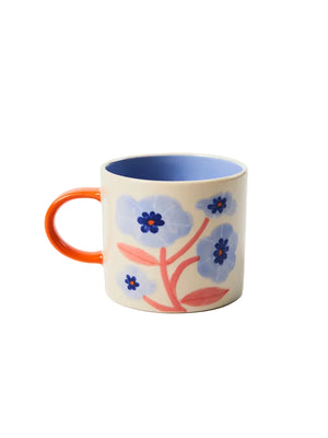 Jones & Co - Bloomie Blue Flower Mug