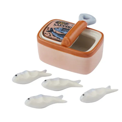 Sardina 5pc Ceramic Chopstick Holder Set