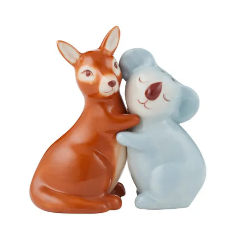Scott & Charlene 2pc Ceramic Salt & Pepper Shakers