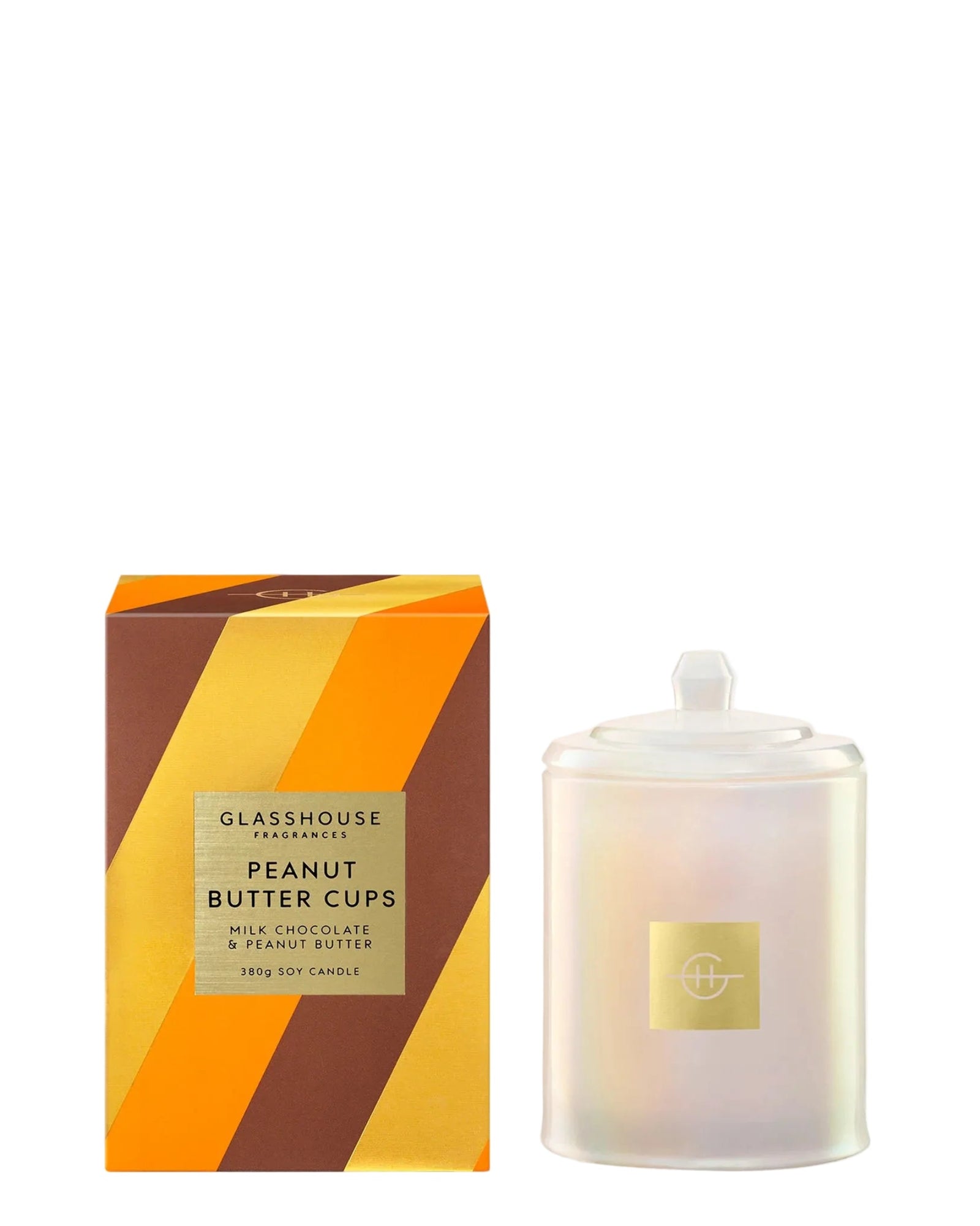 Glasshouse Fragrances 380g Candle - Sugar Coated - Peanut Butter Cups
