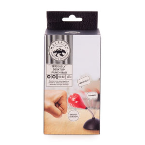 Seriously Talking Desktop Punch Bag Red